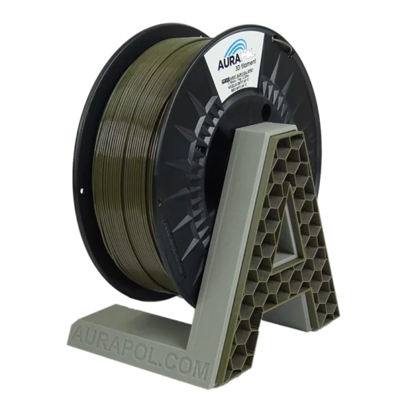 <span style="font-weight: 300;">Aurapol</span><br>Filament PET-G ARMY Survival Grey Zielony
