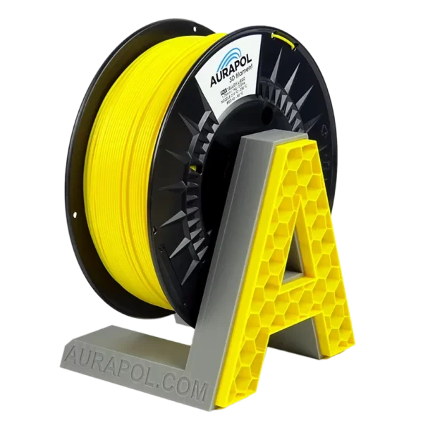 AURAPOL20PLA20HT110203D20Filament20Zolty20szpula20na20stojaku.webp