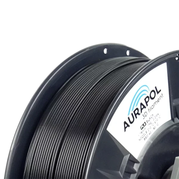 <span style="font-weight: 300;">Aurapol</span><br>Filament PLA Czarny - obrazek 2