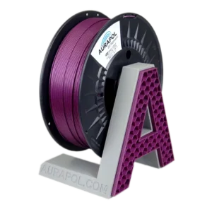 <span style="font-weight: 300;">Aurapol</span><br>Filament PLA Metallic Ceglasty - Fioletowy