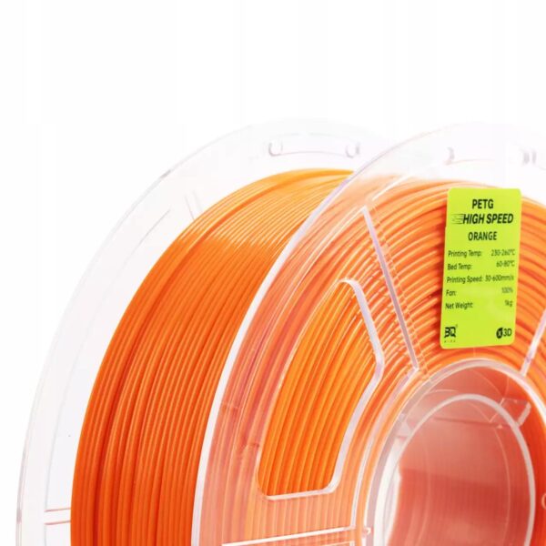 Filament X3D BTT PETG HS Orange Pomarańczowy 1,75mm 1kg - obrazek 2