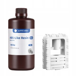 Żywica Anycubic ABS Like V2 White Biały 1kg 1l