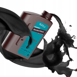 Żywica Sunlu Water Washable Black Czarny 1kg 1l