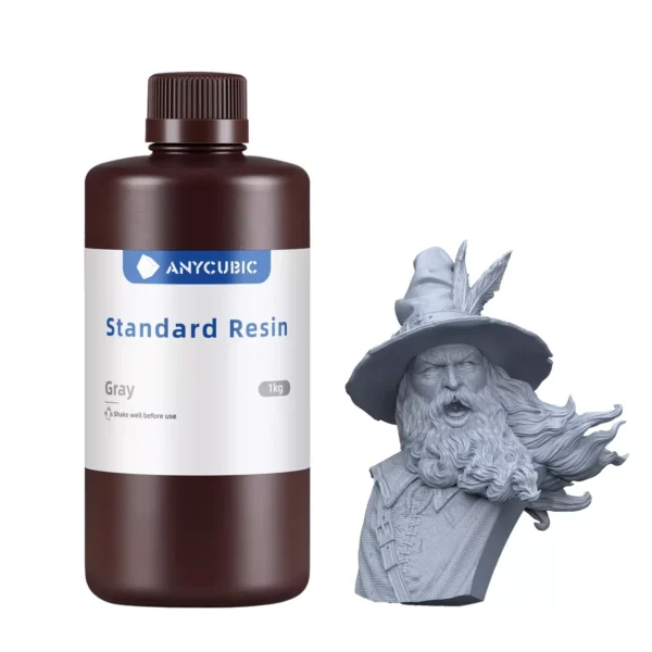 Żywica Anycubic Standard Gray 1 kg - obrazek 3